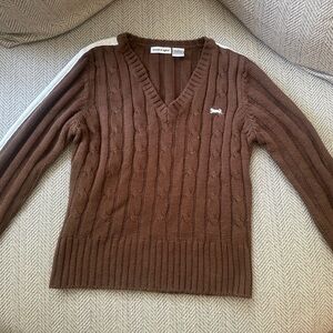Energie brown wool sweater